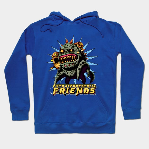 Extraterrestrial Friends - Brutis and Buds Hoodie by Invad3rDiz